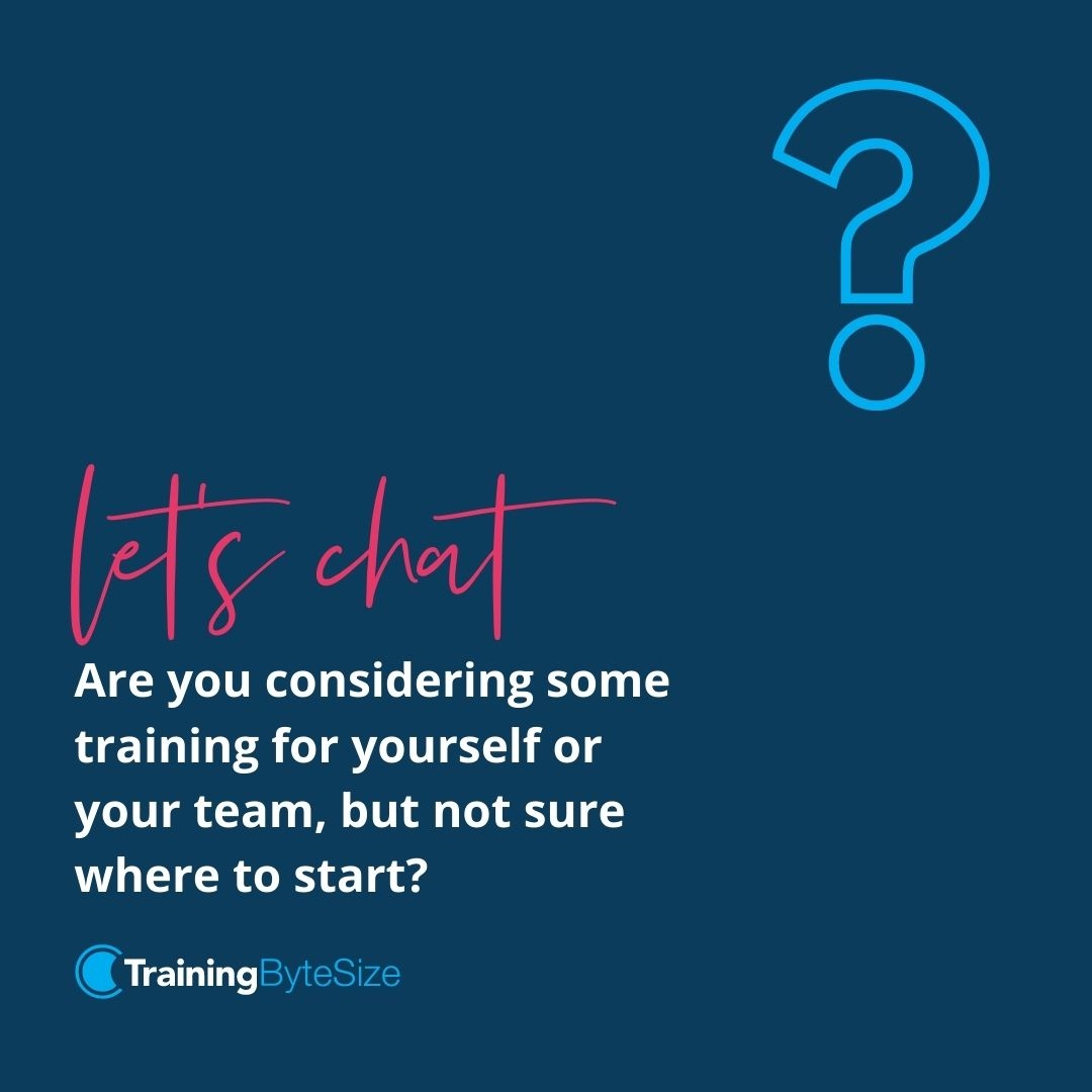 Trainingbytesiz's tweet image. Let's Chat!
Our online live chat can help simply access our website and click the Live chat where one of the team will be able to support your search for your next step towards training
trainingbytesize.com