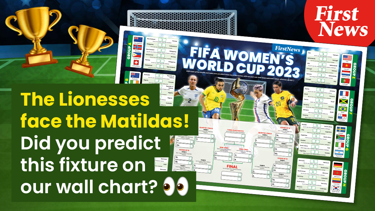 🤩 The @FIFAWWC semi-finals are here! ⚽️ We hope you and the kids enjoyed our World Cup pull-out along this amazing journey in Australia & New Zealand this summer. 👀 Who are you backing to lift the trophy? 🏆 #FIFAWWC #education #childrensnewspaper #children #literacy