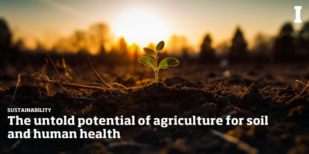 Rich, fertile soil is in short supply, exacerbating the climate crisis and causing disease. But there is a solution. Calimna Sladic shares key steps to guide individuals and industry in pushing for a speedy transition to regenerative agriculture: bit.ly/3OYdRXe