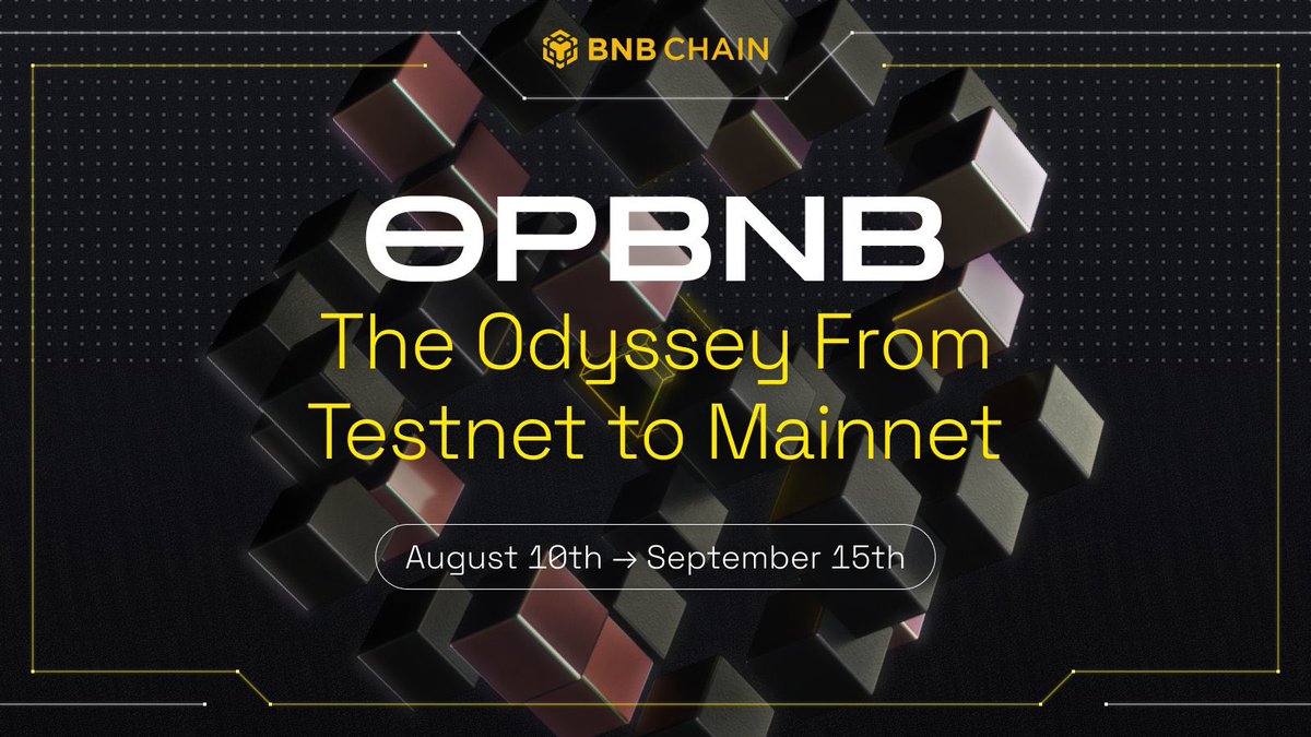 SpartanTheJL's tweet photo. 🔥 #opBNB mainnet today! 💪

Being the first #layer2 of the #BSC chain, there are tons of opportunities AND risks to consider.

CZ won't just let the piece of #DeFi pie belonging to #Ethereum go unchallenged all the time; he will fight back.

We might see some profits.

#DYOR https://t.co/zpoQ2Hu0UZ