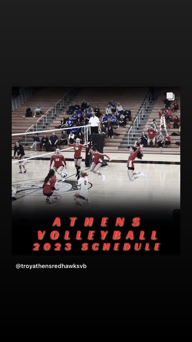 Athens Red Hawks Volleyball tweet media