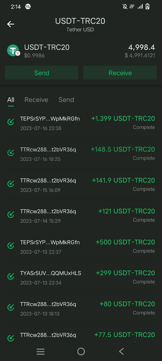 criptobastard's tweet image. You can now start in here with the minimum of 21 Tether #USDT i am using an app where i earn 3 times a day, Just DM me i tell you how. 😊