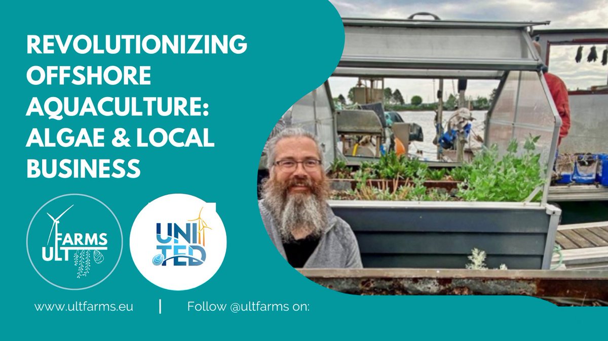 🌊 Discovering the Future of Offshore Aquaculture! 🌱🐚 Algae & Local Business unite in the visionary #H2020UNITED & #ULTFARMS projects. 🚀 Read the interview: lnkd.in/eWAndv7U 
#SustainableAquaculture #AlgaeCultivation #LowTrophic #BlueEconomy