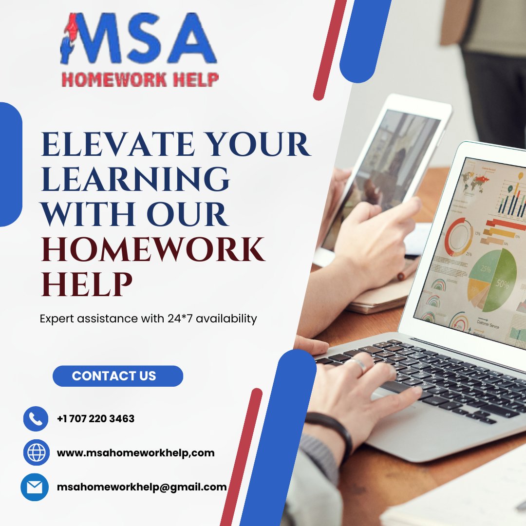 msa_help's tweet image. Elevate your learning with our Australian Homework Help. 🚀 Our dedicated team turns assignments into growth opportunities, guiding you through challenges.
#msahomeworkhelp #homeworkhelpservices #assignmenthelp #homeworkhelp #australianuniversity #assignments #homeworkhelpers
