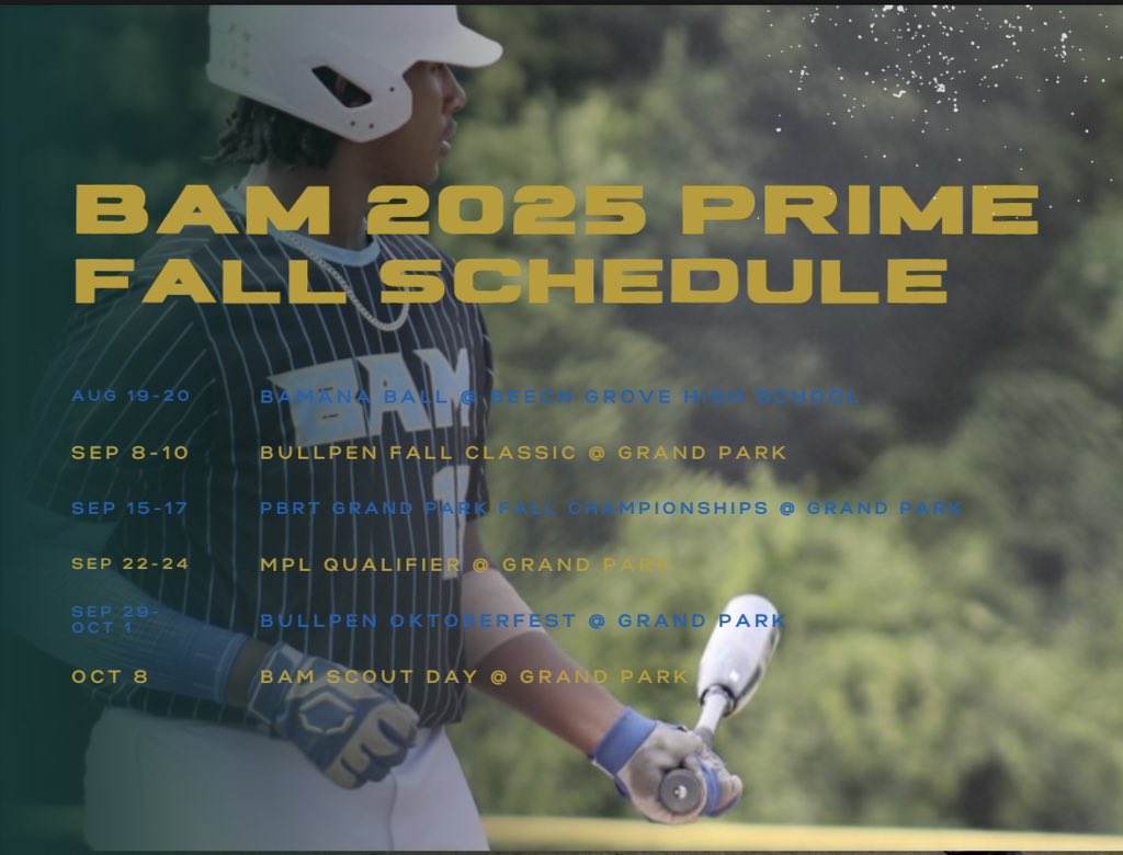 BAM2025Diamond's tweet photo. ❗️Roster and Fall schedule ❗️
@IN_BAMFAM 
@IndianaNsr 
@PBRIndiana https://t.co/ABATCM0LNo
