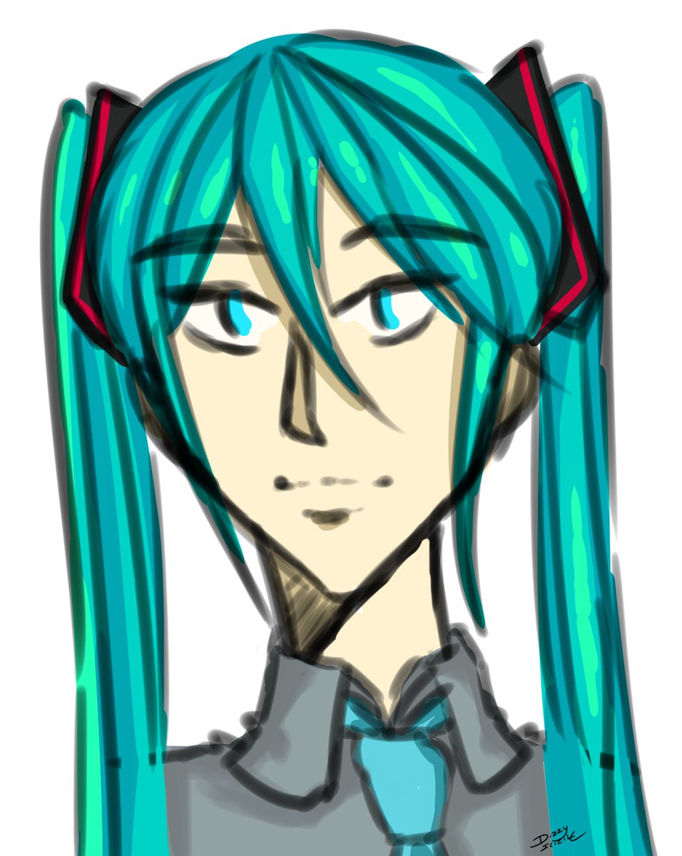 DizzyIcicle's tweet photo. Miku #HatsuneMiku #VOCALOID https://t.co/vELj3ODGjL