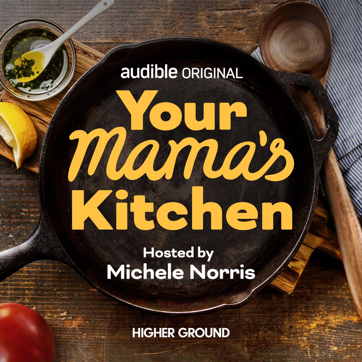 Thrilled to announce my new Audible Original podcast from @HGMedia, Your Mama’s Kitchen. The 1st episode features a very special guest, former First Lady, @MichelleObama! Each week, guests explore the meals and memories that shape us. Listen to #YourMamasKitchen on @Audible_com