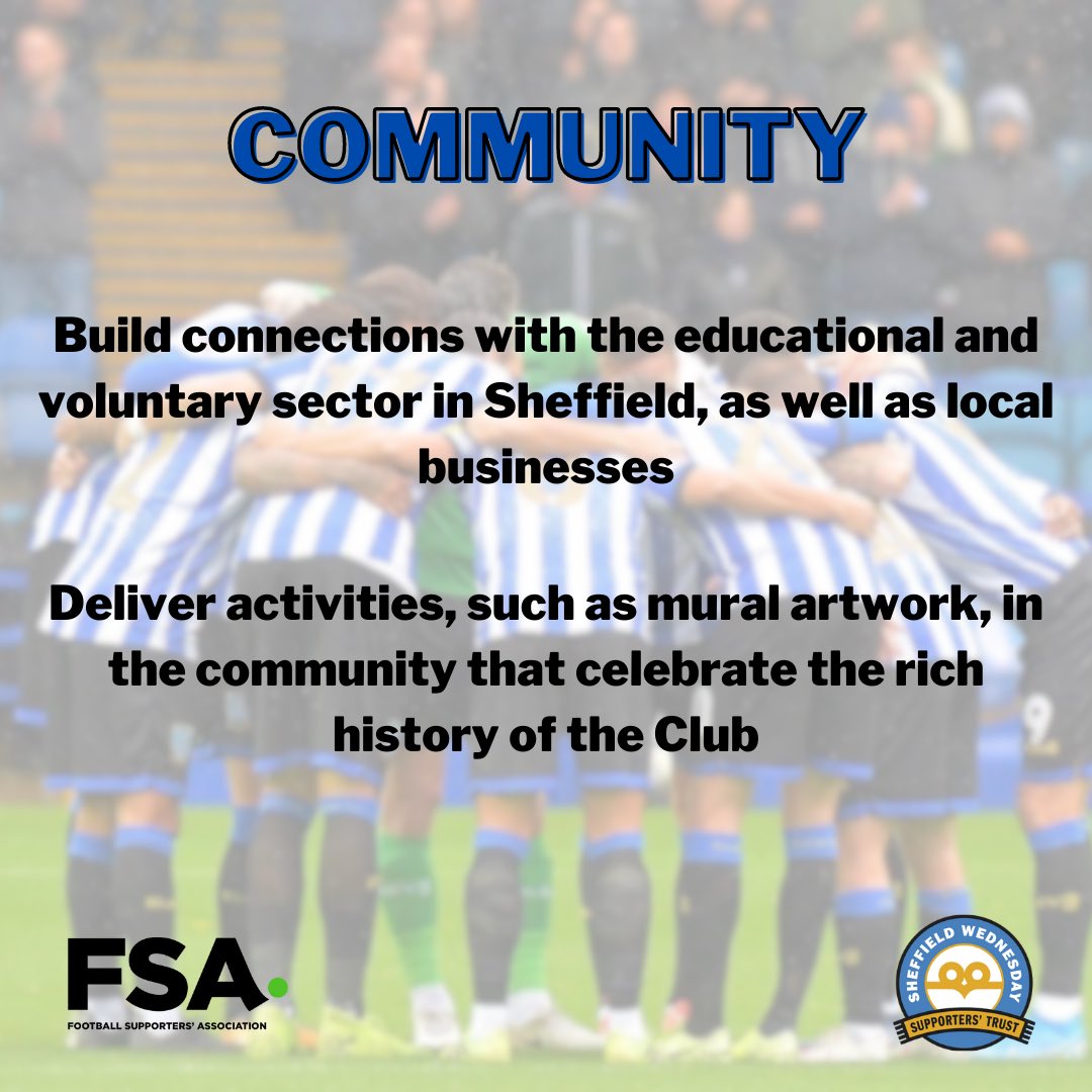The aims of the SWFC Supporters’ Trust! 🦉 

#swfc #swfcfans #swfcsupporters #swfctrust