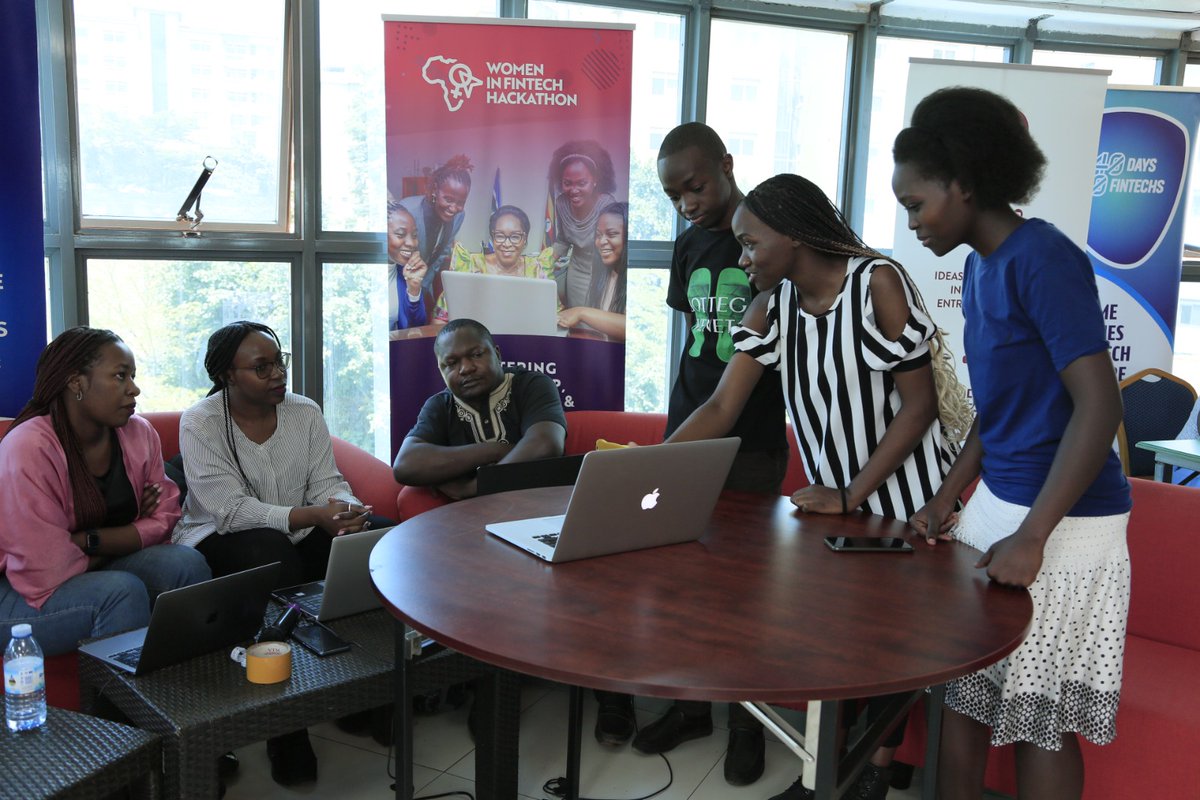 PatrickKaweesi4's tweet photo. 🔑Resilience and innovation go hand in hand at the #WomenInFinTech  Hackathon. Challenges are stepping stones, and setbacks are fuel for success. These women are proving that there's no limit to what can be achieved when passion meets perseverance. 💪#LevelOneProject @hipipo https://t.co/0JoeTjJOWh