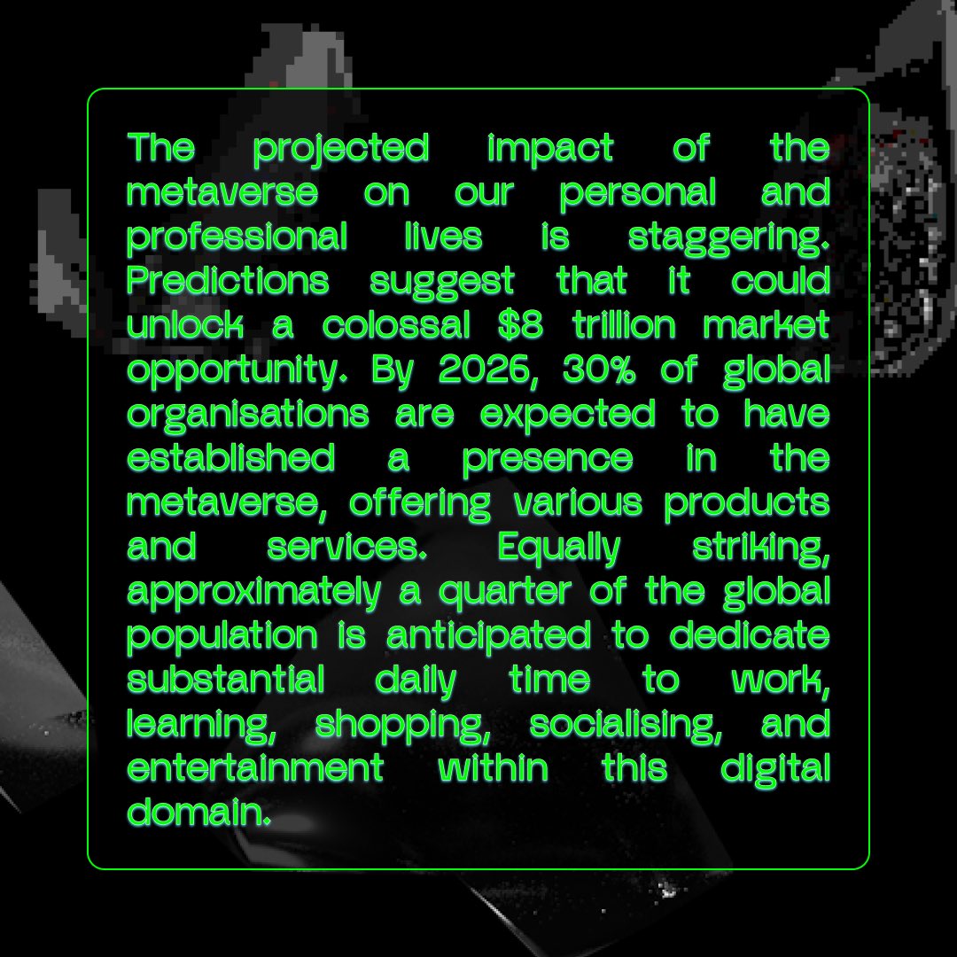 newkinco's tweet photo. Explore how businesses are embracing the virtual revolution, reshaping online interactions. Read more at our blog to uncover the $8 trillion potential and the future of work, play, and beyond! https://t.co/5q5znKFeEs. #Metaverse #newkinco #business #technology https://t.co/cDcHiur1Gc