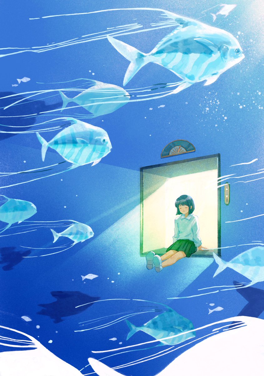好久沒畫的海洋系列🐟

-
#fish #oceanlife #illustrator #elevator #yunzhen_ho #電繪 #絵 #beautiful #blue