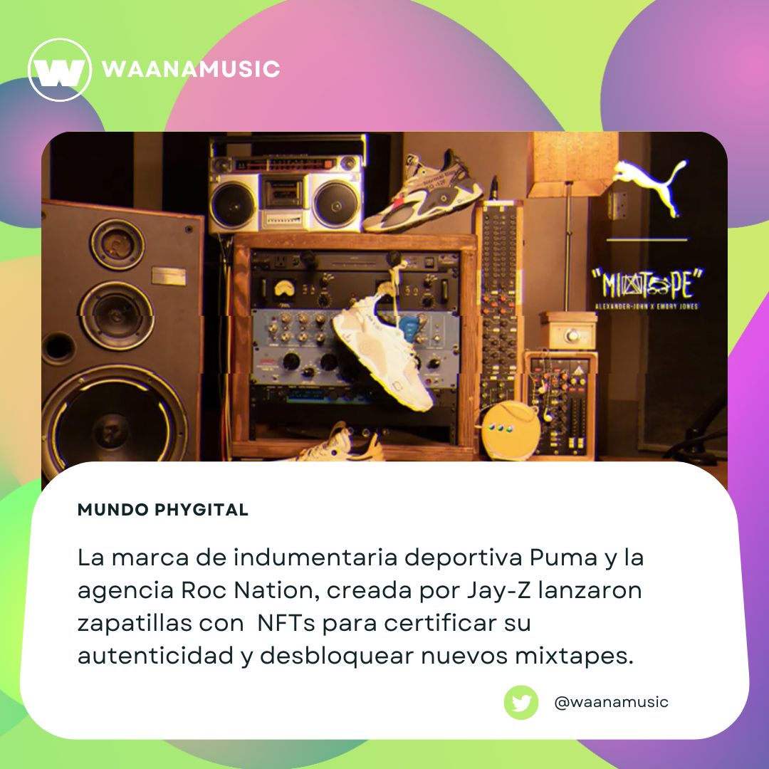 👾 El Mundo Phygital y la Música 👾

Mirá la nota y descubrí lo que hizo @puma y @rocnation 👉
waanamusic.com/el-mundo-phygi…