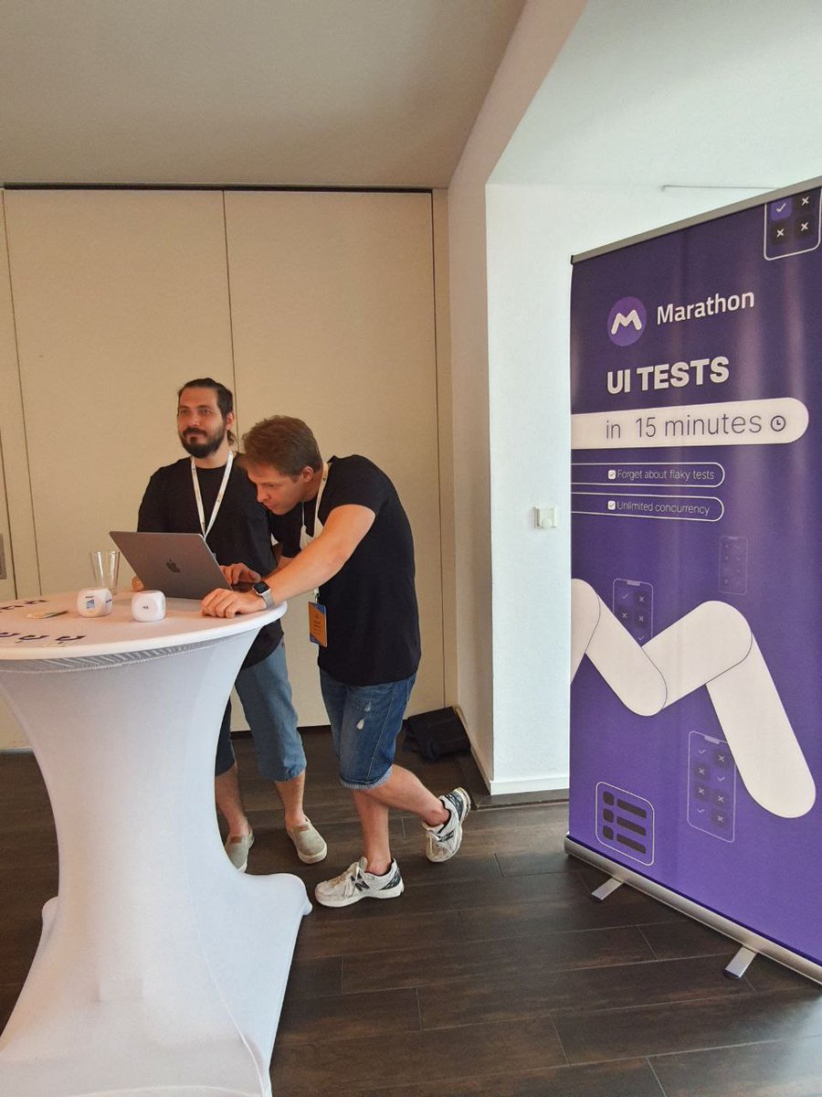 e_matsyuk's tweet image. 🎉 We&apos;re here at #SwiftConf as proud sponsors! Dive into lightning-fast and dependable UI tests for your iOS apps with marathonlabs.io. 💨 Running any number of UI tests in under 15 minutes without flakiness is no longer a dream. Drop by our booth to chat 📱🚀