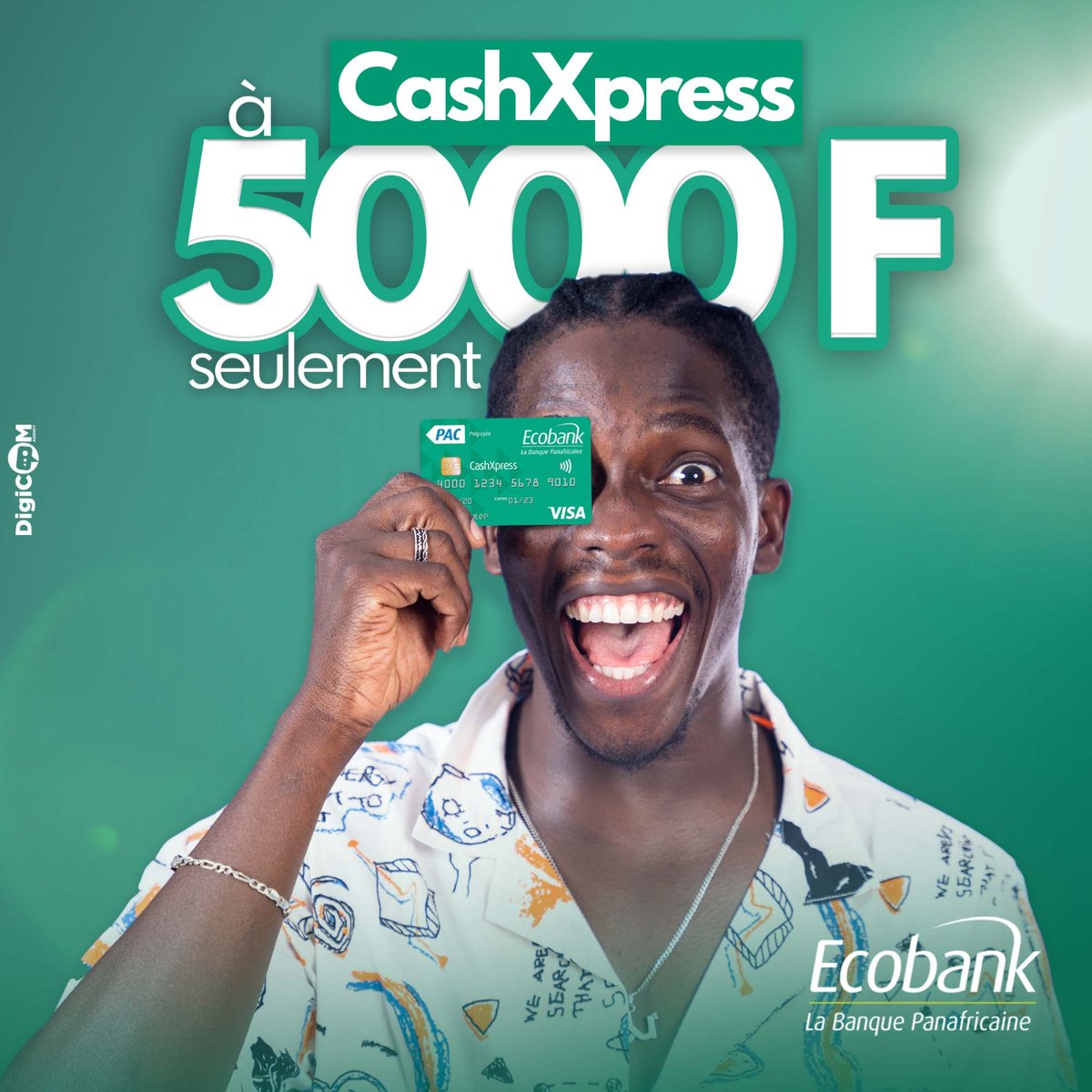 EcobankSenegal's tweet photo. Votre carte prépayée CashXpress à 5.000 FCFA HT, qui dit mieux ?
Pour l'avoir, RDV vite en agence muni de votre pièce d'identité.
#Ecobanksenegal #Cashxpress #Carteprepayee #VISA https://t.co/soiTdSGMiV