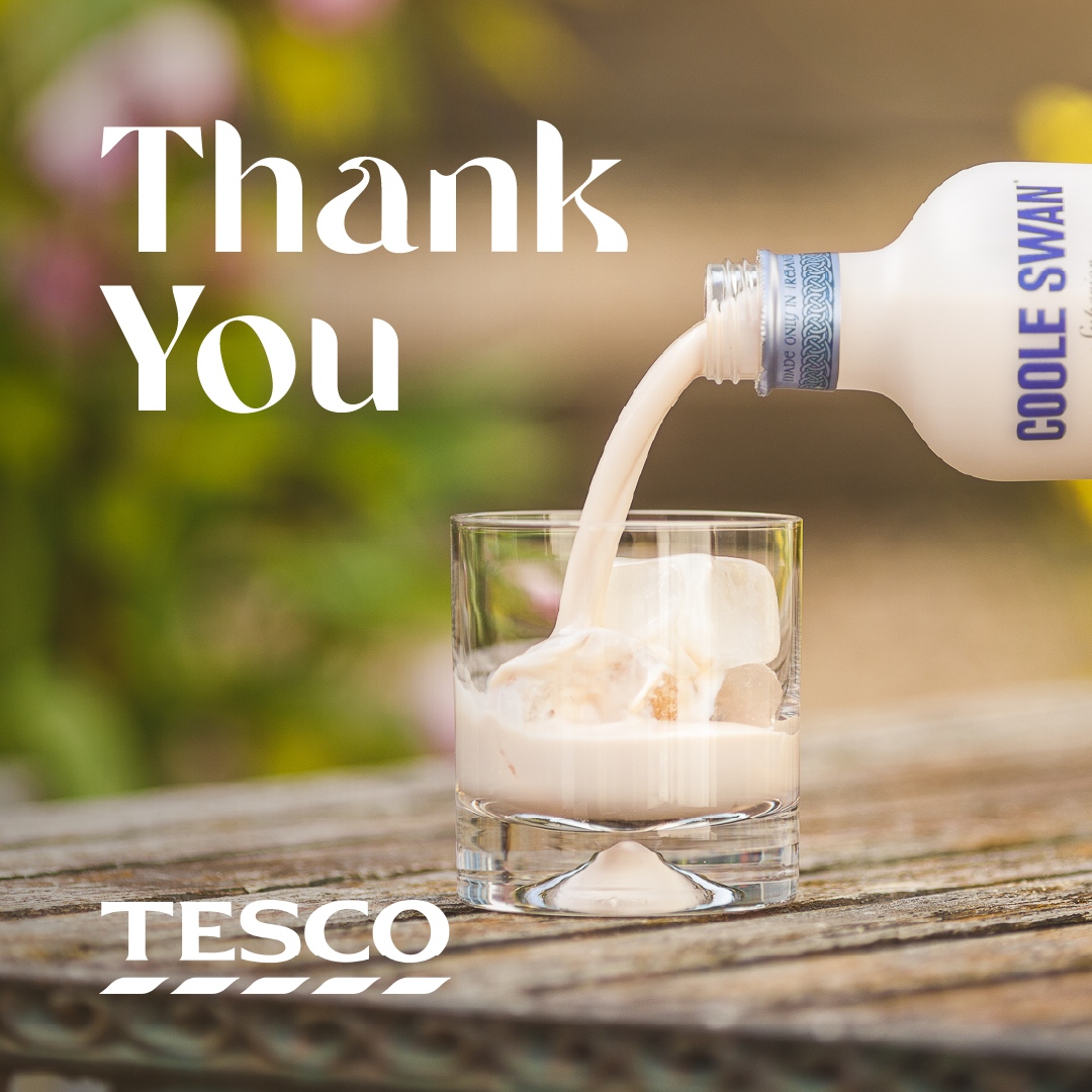Coole_Swan's tweet image. Coole Swan fans are the best! To say thankyou to YOU we have a Tesco Uk &amp;amp; Tesco Ireland voucher £50 /Euro 50 up for grabs. Like and share TODAY.