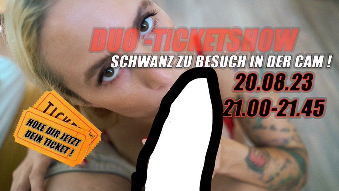 Huhu, ich wollte dich nur kurz wissen lassen dass ich am 20.08. um 21.00 -21.45 eine Ticketshow mit einem<a href="/tag/adventcalendar"class="tags"><span>#adventcalendar</span></a><a href="/tag/spotifywrapped"class="tags"><span>#spotifywrapped</span></a>
