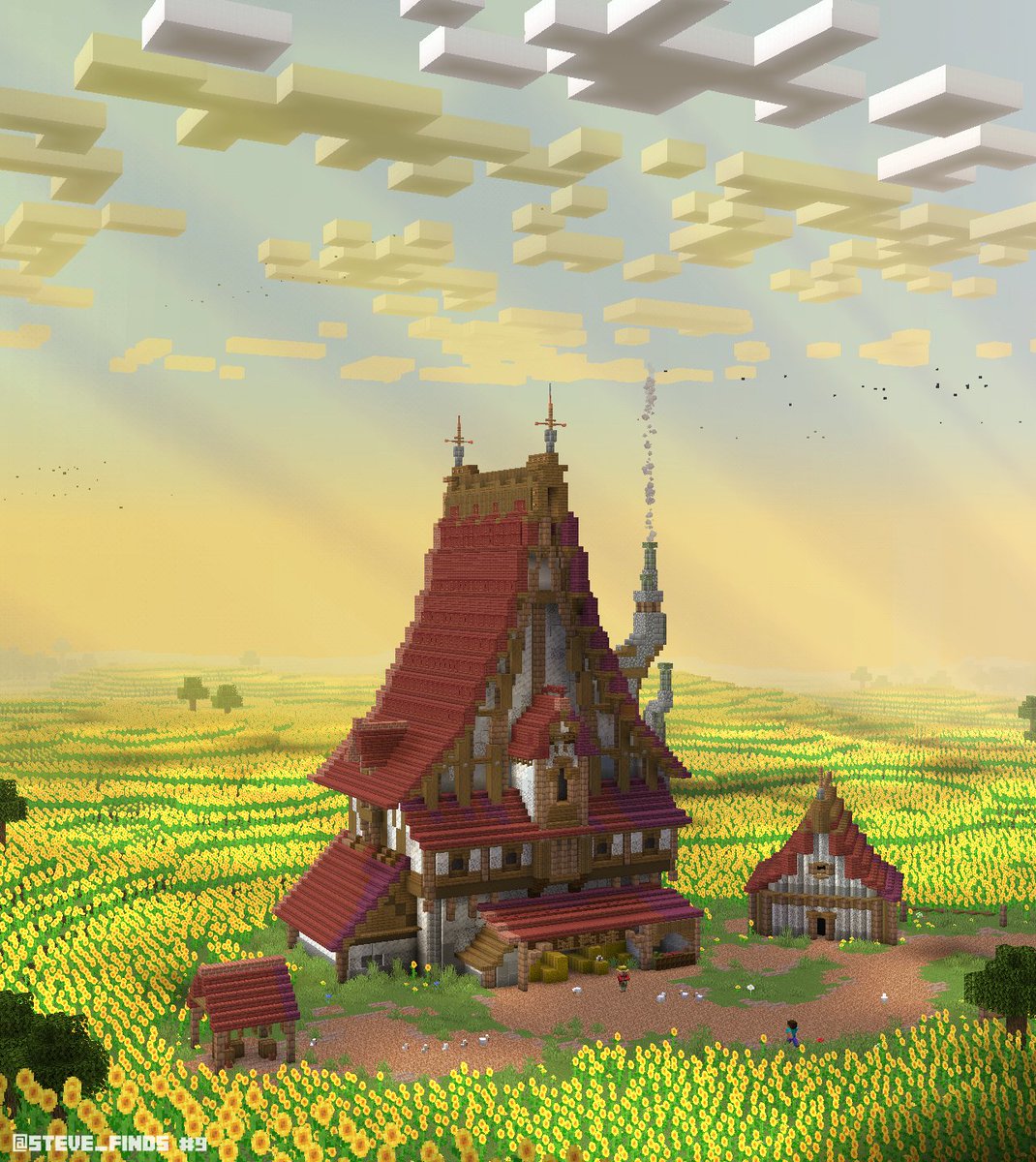 Steve finds a sunflower plain

#Minecraft #Minecraftbuilds #minecraft建築コミュ
