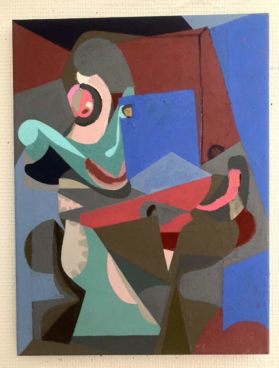sarahjhoskins's tweet photo. ‘Only a Matter of Time’, Acrylic on canvas, 40 x 30 cm
-
#abstractart #acryliconcanvas
#abstractpainting #acrylicabstract #worksoncanvas #face #cubismisnotdead #paint #painterly #studiotoday #colour #artsy #art #contemporaryart #contemporarypainting #painting https://t.co/En2Bb2QJUo