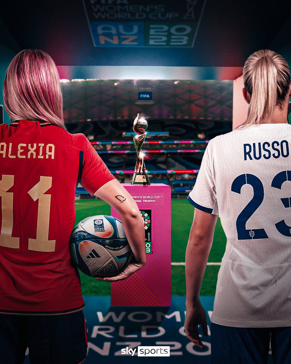 Spain. England. The World Cup final is locked in 🔒🏆