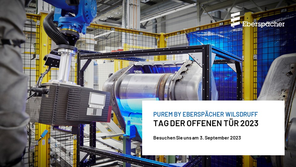 Der Tag der offenen Tür bei #PurembyEberspaecher in #Wilsdruff am 3. September von 10 bis 15 Uhr ermöglicht Einblicke in den Arbeitsalltag einer Produktion modernster Abgasreinigungssysteme für saubere Nutzfahrzeuge. Mehr erfahren: fcld.ly/uqxm4zb