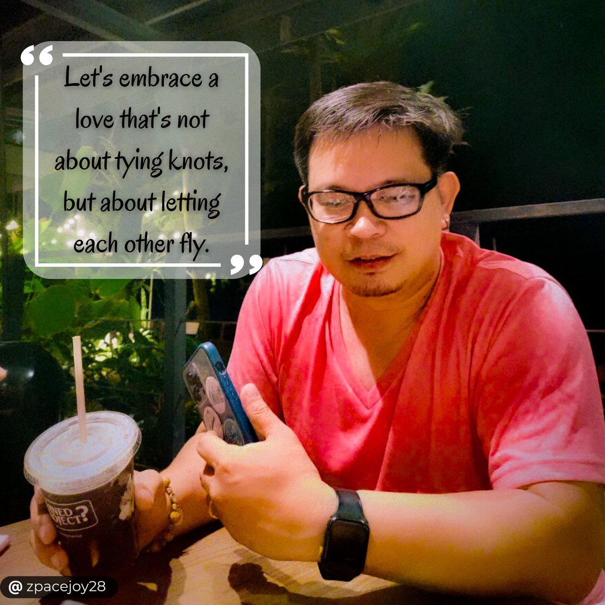 Zpaceboy28's tweet image. …So, let's embrace a love that's not about tying knots, but about letting each other fly. It's about having the confidence in your bond that you don't need to hold on tight. Remember, love should feel like freedom, not like a cage.
#LoveWithoutLimits 
#LoveUnbound #JealousyKills