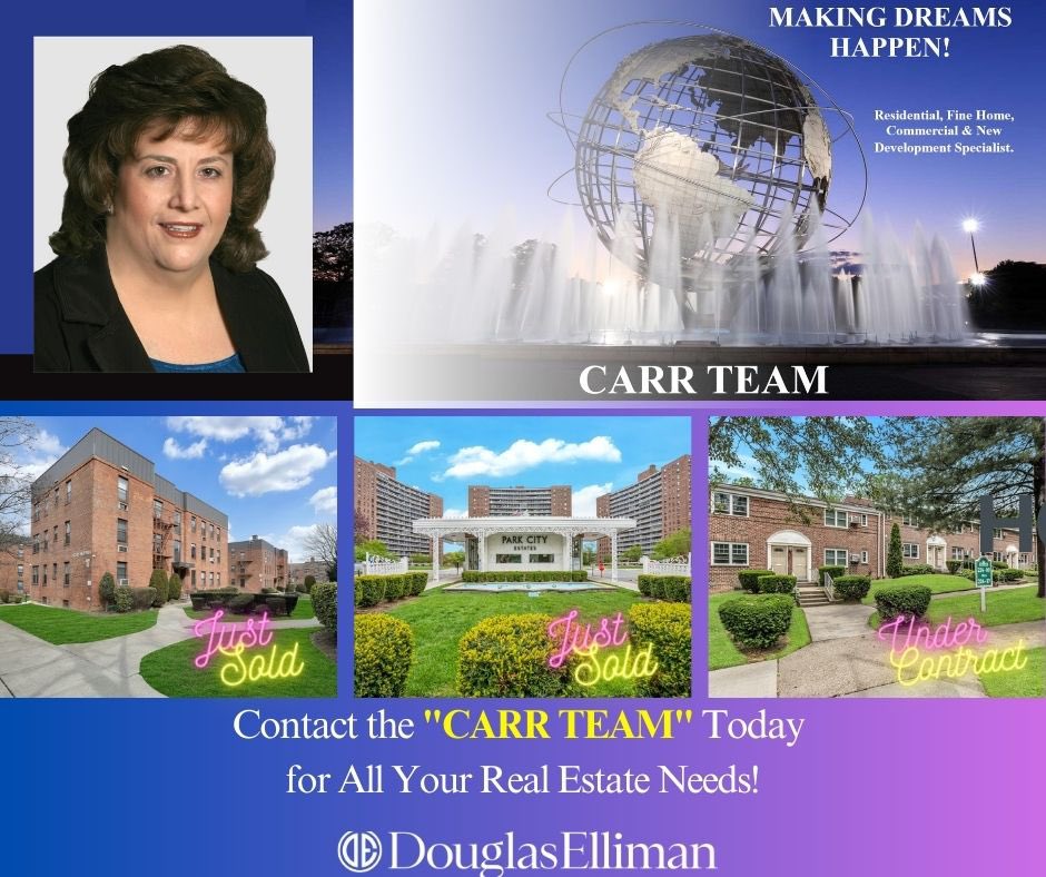 Contact the Carr Team for All Your Real Estate Needs. #carrteam #teamwork #Elliman #bayside #regopark