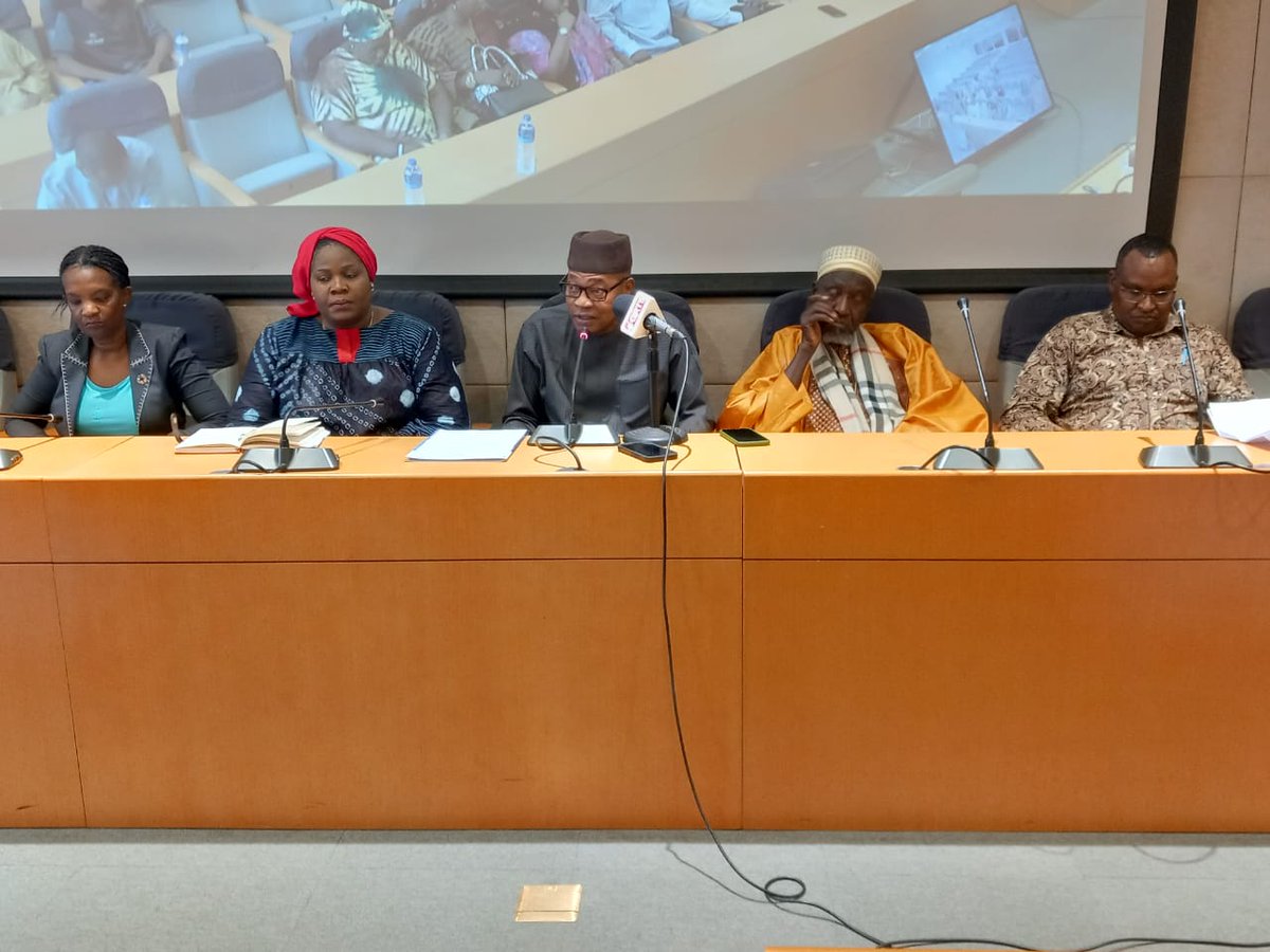 FatouJagneS's tweet photo. Honored to be Co Mediator for the resumption of the Constitutional review process of the #Gambia along 3 Eminent Persons: Amb. #MohamedIbnChambas #ImanDarbo, head of #Suprem Islamic Council & #RevenantManga head of Christian Council.
#OneGambia
#NewConstitution
#3rdRepublic https://t.co/b9k91CFDHJ