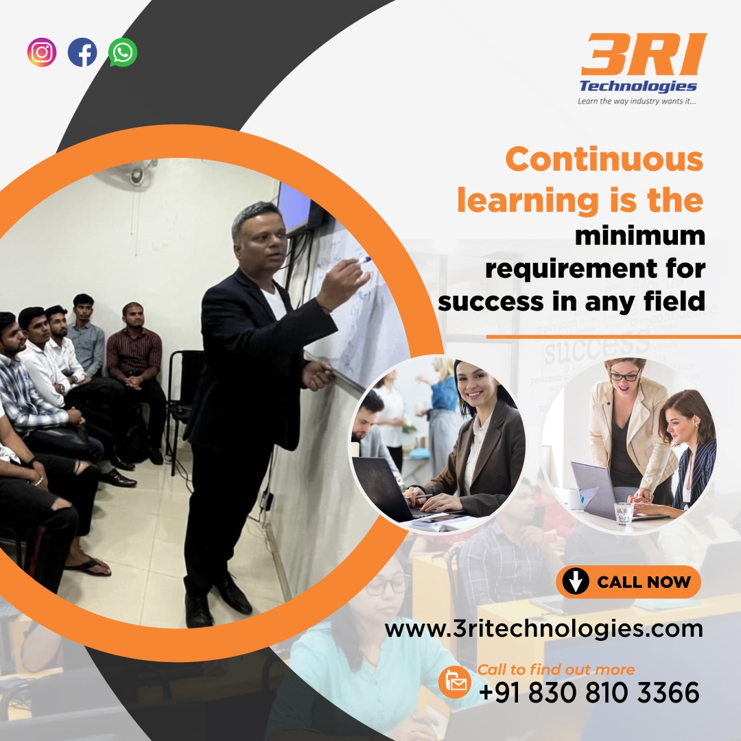 Ready to take on new challenges and grow in your #career? Stay relevant, adaptable, and ahead of the competition by continuously upgrading your #skills. Unlock your potential with lifelong #learning and join 3RI Technologies to make your career bright. zurl.co/J6Rw