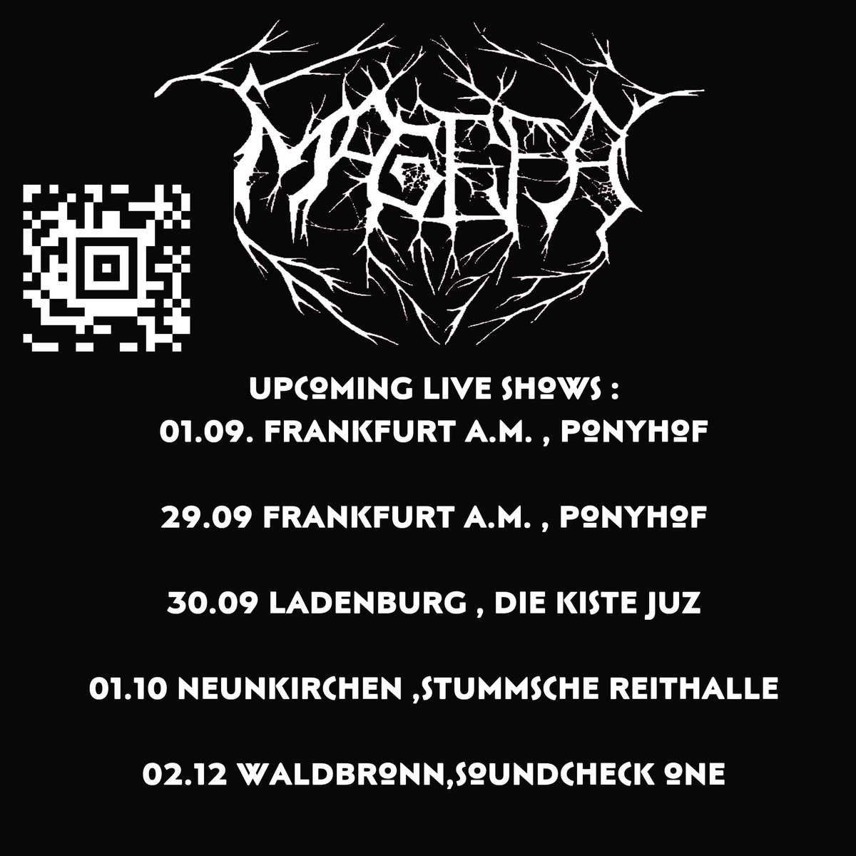 MagefaMetal's tweet photo. MAGEFA added some new live shows for 2023 in Germany 🤘
Follow @magefametal for more !
@bandsintown : https://t.co/etgju5CUeI
.
@songkick : https://t.co/oTfSqOFNv8
.
#magefa #sodeh #metalincorporated #deathmetal #metal #live #metalband #tourdates #tour #upcomingshow #metalhead https://t.co/45zDM736Cz