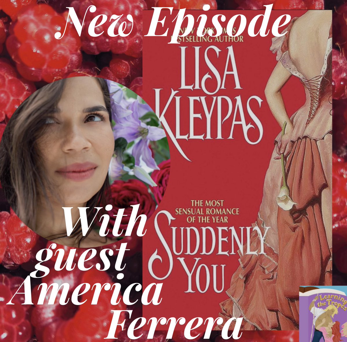 This week I spoke with America Ferrera about her thoughts on her reading her very first romance novel, Suddenly You by Lisa Kleypas! ♥️♥️♥️ learningthetropes.podbean.com/e/suddenly-you…