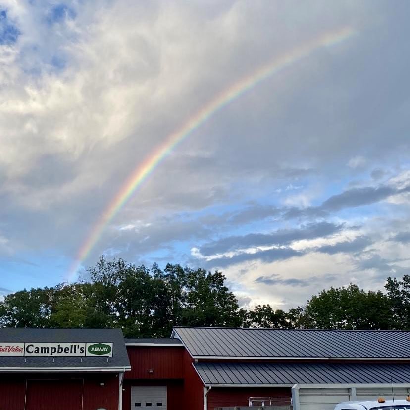 Above our Farmingdale, ME store!