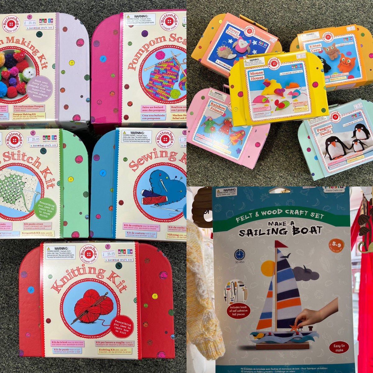 CentreCraft's tweet photo. New suitcase craft kits for kids perfect gifts or holiday cases to take away.  @thecraftcentrebourne @bournetownuk @craftforkids @knittinguk @sewinguk https://t.co/grm13ZqAhK