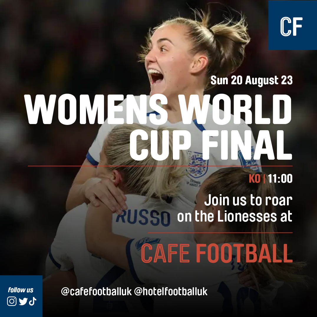 The @Lionesses had us on the edge of our seats this morning... so let's do it all again on Sunday 🦁 Secure your spot and join us for a live screening - hotelfootball.com/eat/book/