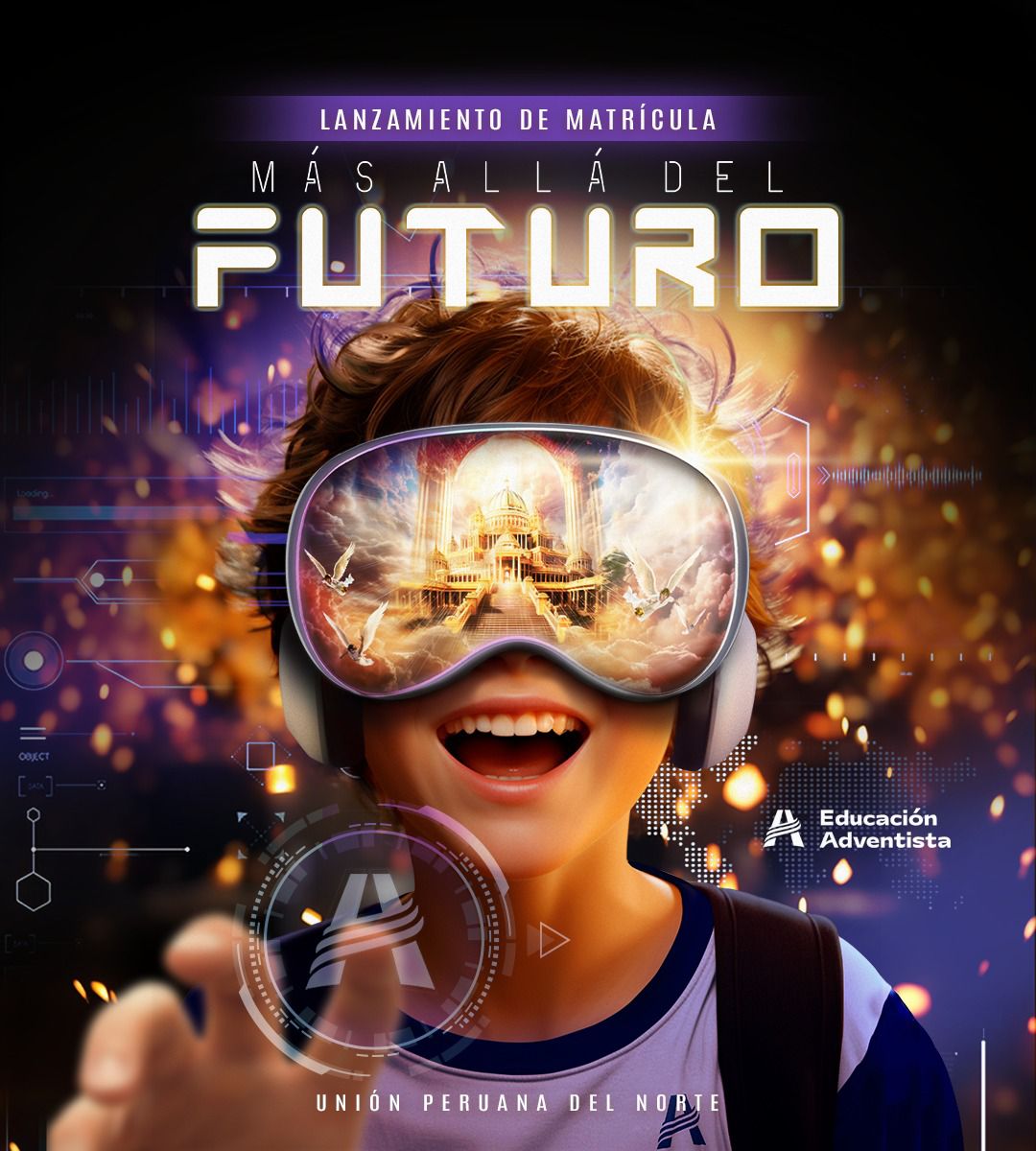📷¡Prepárate para un viaje 𝗺𝗮́𝘀 𝗮𝗹𝗹𝗮́ 𝗱𝗲𝗹 𝗳𝘂𝘁𝘂𝗿𝗼! 📷 Como Educación Adventista, estamos convencidos que lo mejor que le puede ocurrir a un niño y adolescente es aceptar la promesa de un mundo mejor que Jesús trae en un futuro cercano📷. 
📷📷
#MásAlládelFuturo