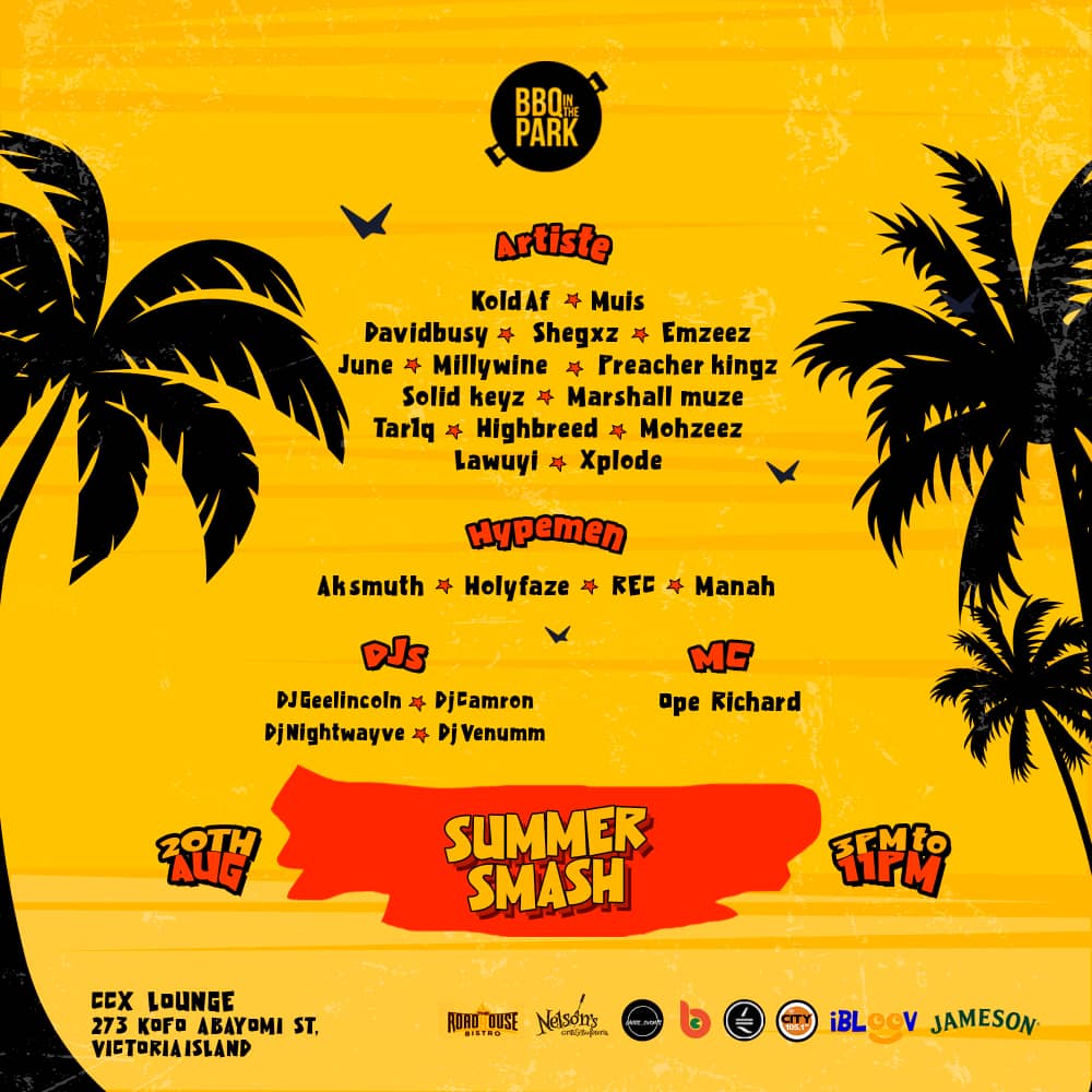 Come party at the largerst Barbecue party in Lagos this Sunday for free 😋 😎 
#BIPSummerSmash #BbqinDPark

Register here for free
tix.africa/bipss