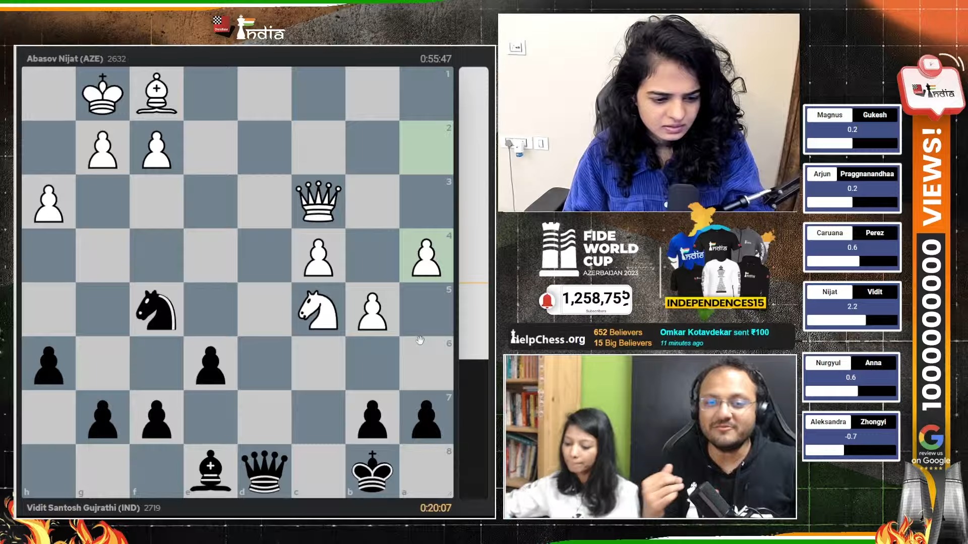 ChessBase India on X: Nijat Abasov continues his amazing run. He