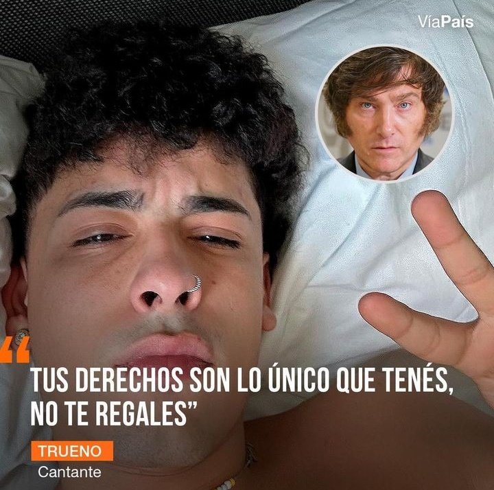 Jajajajaja lo decís justo vos qué cobraste 24 palitos al estado x un show???? 
Vas a tener q ponerte a trabajar Truenito...

#Trueno 

Sábados de 12 a 16 hs.
Nos escuchas en el 104.5 Mhz.
Nos ves x vorterixmardelplata.com.ar
Bajate la App Vorterix Mdq !!!!