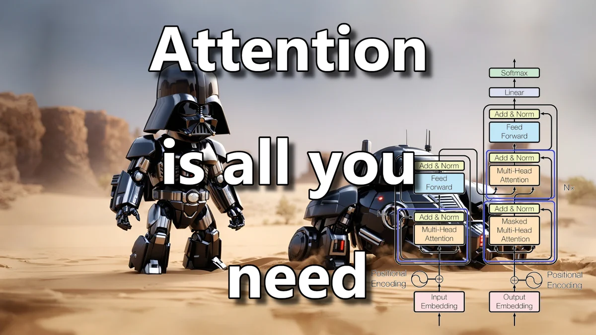 🚀 Introduction to Transformers Attention Layers in NLP 🚀

Discover the powerful world of Transformers in Natural Language Processing (NLP)! In this tutorial, we'll continue exploring the main components of the Transformer architecture, focusing on the essential Attention layers.

🎯 Understand the main blocks of Transformers.
🎓 Implement Attention layers and Understand its Significance.
💡 Build a Custom "BaseAttention" and other layers in TensorFlow.
💻 Test these Layers with Random Input Sequences.

Unleash the potential of Transformers in NLP and level up your machine-learning skills. Subscribe now for more exciting tutorials on building practical Transformer models for real-world NLP tasks! 🌟

Text Version Tutorial: https://pylessons.com/transformer-attention

#Transformers #NLP #MachineLearning #BaseAttention #TensorFlow