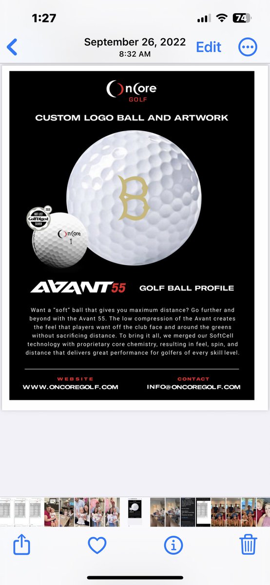 slburger_'s tweet image. Thank you to the MWC Baseball Boosters for again choosing @OnCoreGolf for the tournament!!
#Bestballsgoing
#Greatpricing
#Fastturnaroundtime