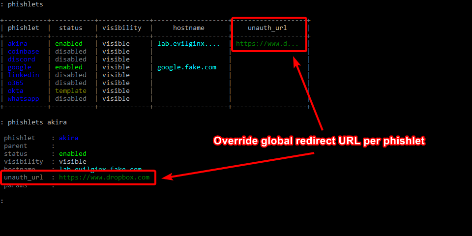 Override global redirect URL for each phishlet separately in the upcoming Evilginx 3.2 update 🔥 

More features to come as well!

Huge thanks to <a href="/0x_aalex/">0x_aalex</a> for pitching this idea in his PR on GitHub.