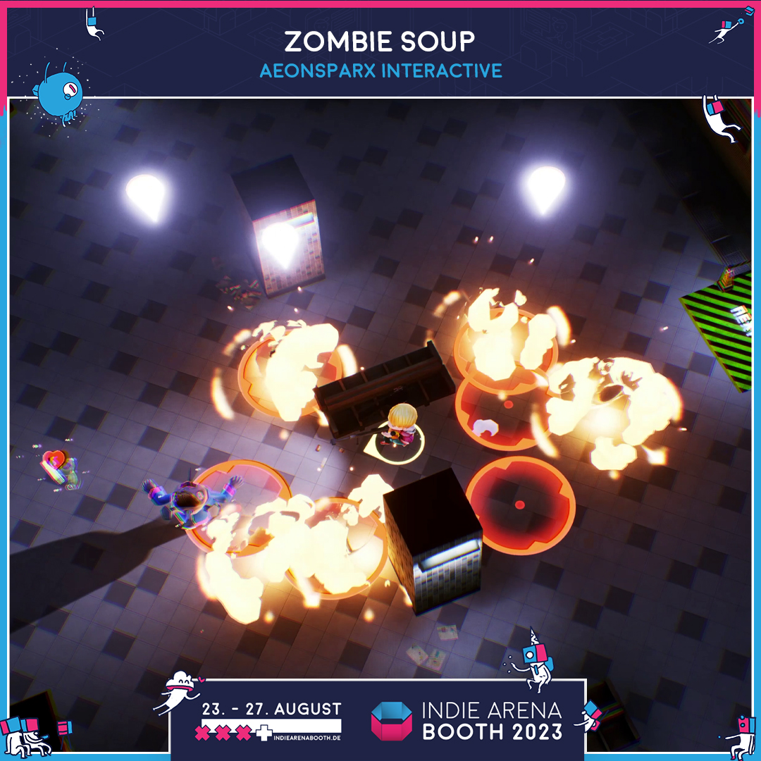 🕹️Zombie Soup🕹️
Get ready to be served with an action-packed experience armed with the finest weaponry ready to take down a full course of monstrous adversaries, available in Early Access now!

<a href="/zombiesoupgame/">ZombieSoup ゾンビスープ</a>