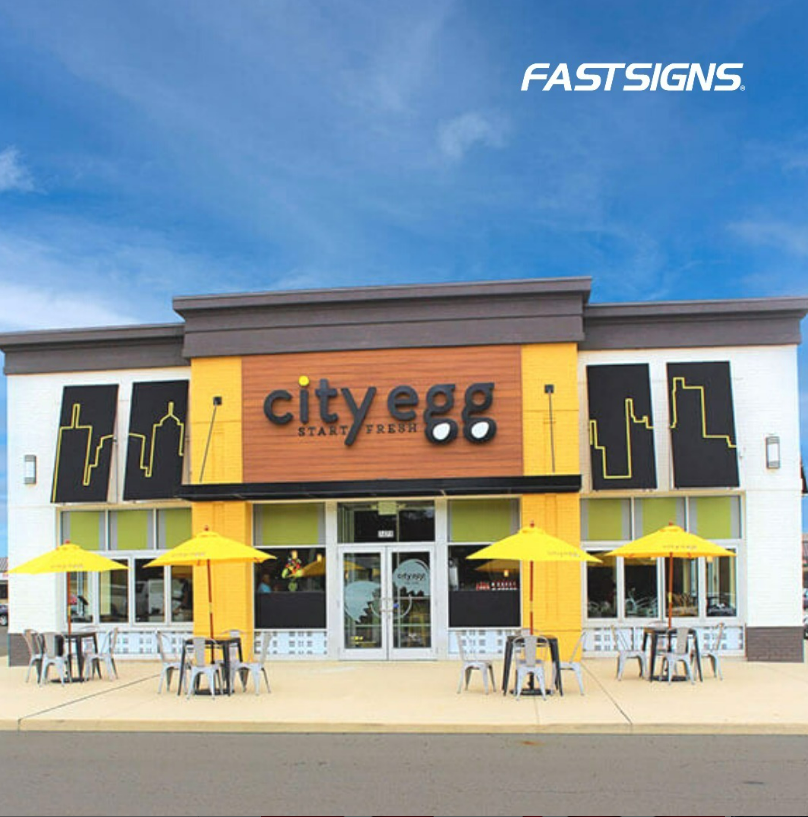 FastsignsWestb's tweet image. A sunny side solution for crack-through comprehensive branding. #makeyourstatement #fastsigns #fastsignsdidit #fastsignsofwestbabylon #graphics #transformyourbusiness