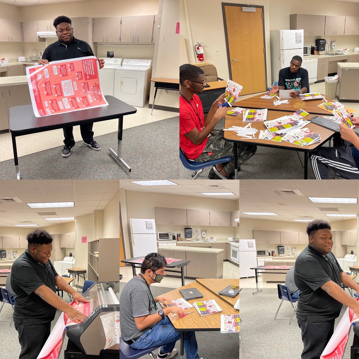 The <a href="/KleinISD/">Klein ISD</a> 18+ mobile workroom is supporting our #3pillars of education, employment and independent living <a href="/KleinForest/">Klein Forest HS</a> working on different jobs from CO. @kirstenallman <a href="/cadproctor/">Dawn Proctor</a> <a href="/aschultzKISD/">Alyx Schultz</a> @alissa_kutac