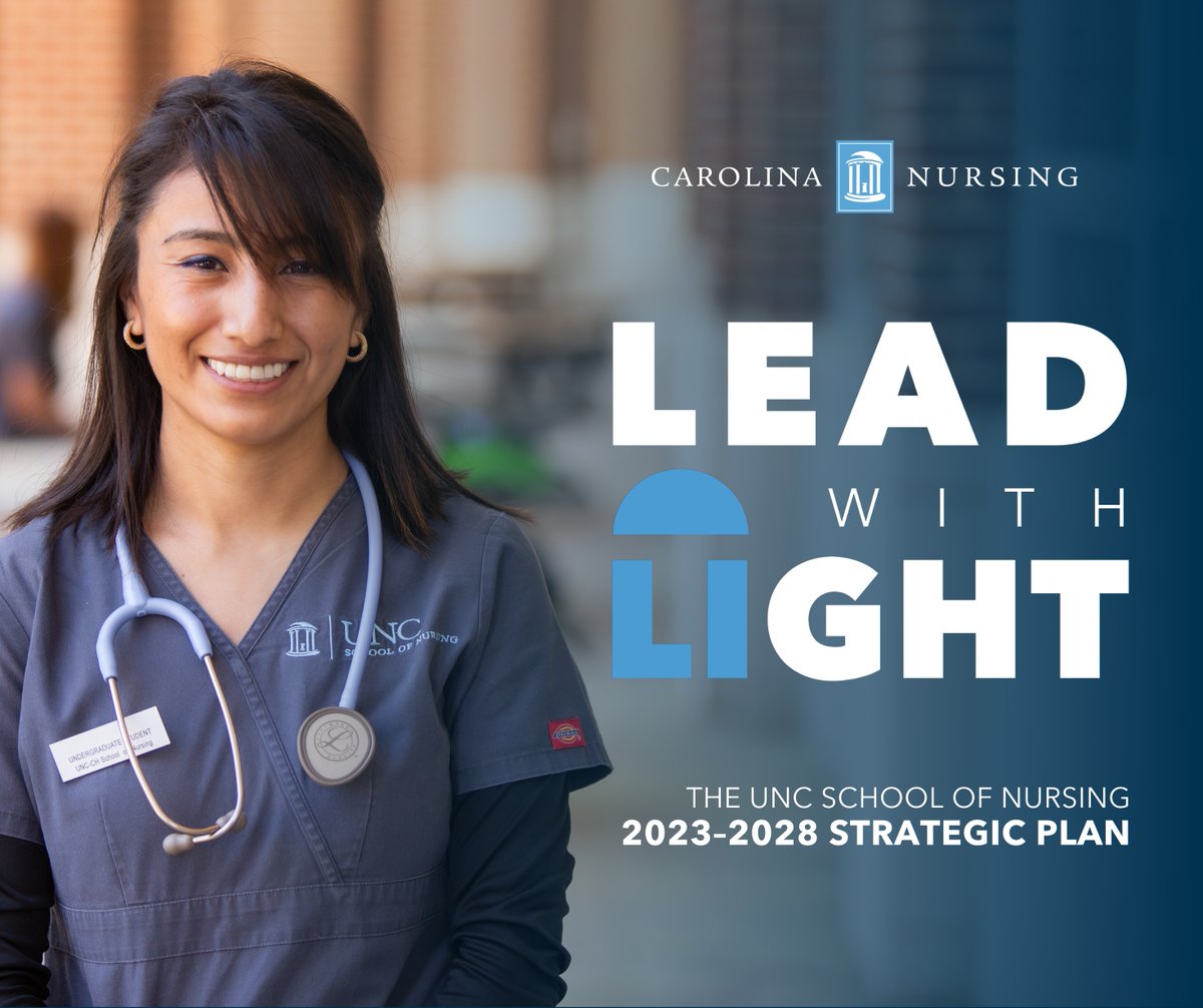 Carolina Nursing's 2023-2028 strategic plan is set to transform healthcare in and beyond North Carolina. Our mission: Advancing Health for All. Join us as we shape a brighter future together! → go.unc.edu/son-strategic-…