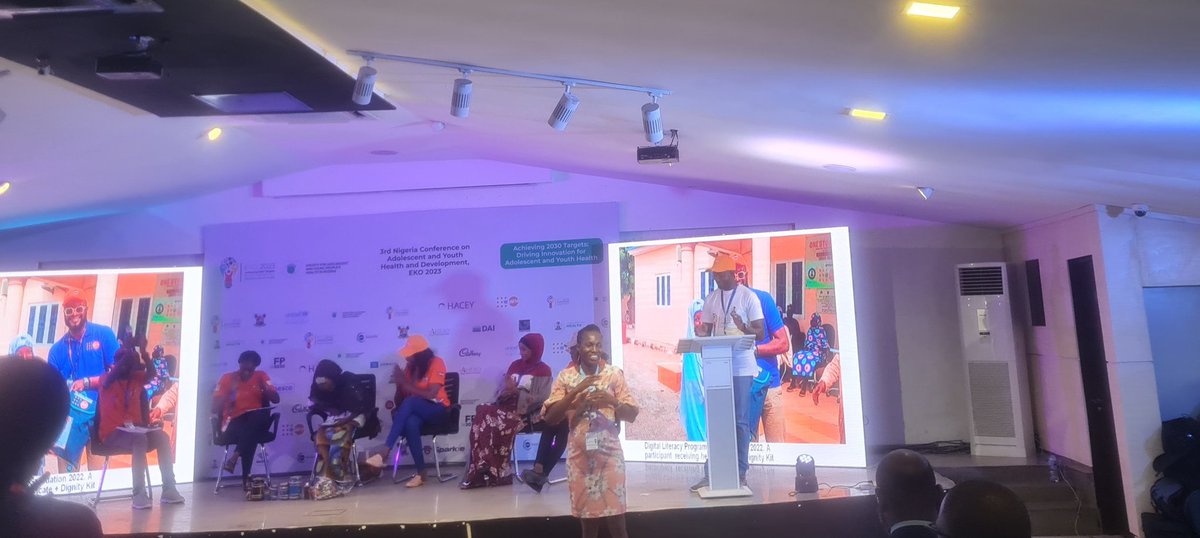 IamOreAdetiba's tweet photo. Now @UNFPA
Plenary Session on Humanitarian Assistance by UNFPA for Adolescents and Youths: Emphasizing Digital Literacy, Addressing GBV and ASRH.
@sayphinng 3rd Conference
#Eko2023
#Innovationforchange
#SAYPHINCONFERENCE https://t.co/pdKQA0MvEp
