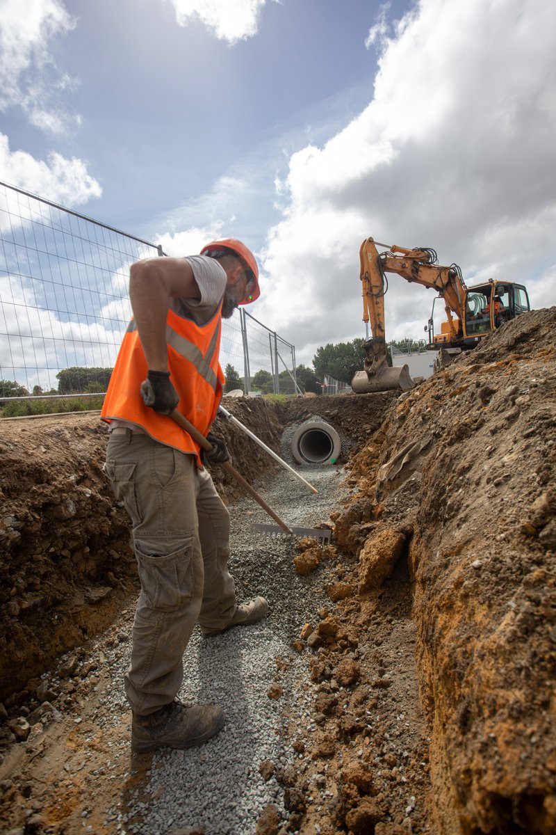 Les travaux 🚧 pour le projet Celtic Interconnector – création d’une liaison électrique 🇫🇷🇮🇪 avec notre homologue <a href="/EirGrid/">EirGrid Plc</a> - ont démarré dans le Finistère nord avec la construction de la station de conversion à La Martyre <a href="/CAPLD_bzh/">Communauté d'agglomération de Landerneau Daoulas</a>