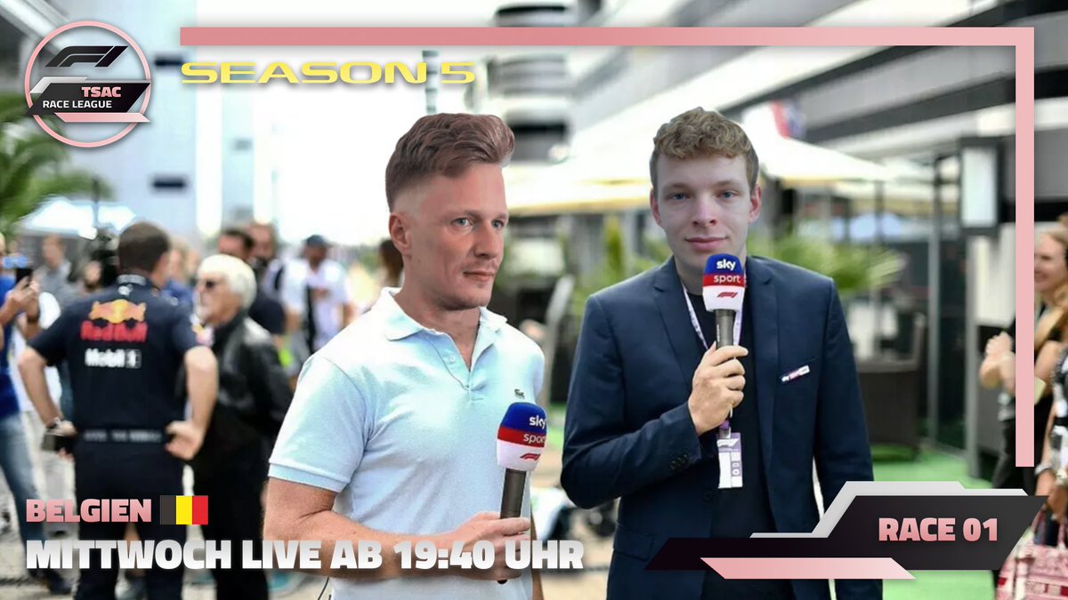 Es ist endlich so weit! 
Die #TSAC geht in Ihre Saison 5 und das größer denn je! 
20 Stammfahrer, 10 Reservefahrer und 9 Team Principals kämpfen um die Krone! 
Außerdem starten wir unsere eigene TSAC Fantasy League, bei der Ihr tolle Preise gewinnen könnt! 
Mehr dazu später! 🏎️
