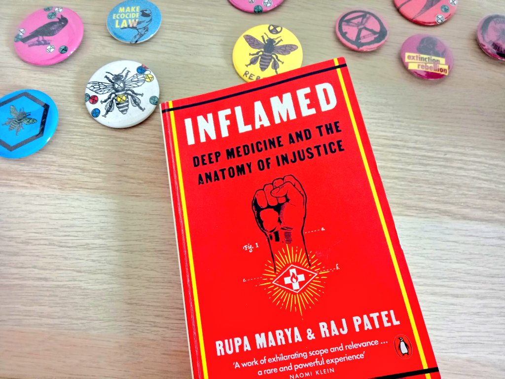 🙏🏾 @DrRupaMarya, @_RajPatel, @mikaelaloach, @ceisenstein, @DrGaborMate & @DanielBMate (among others) for their crystal-clear, unflinching & courageous analyses of what's making us & the planet sick - the supremacist systems of oppression & injustice based on a colonial worldview.