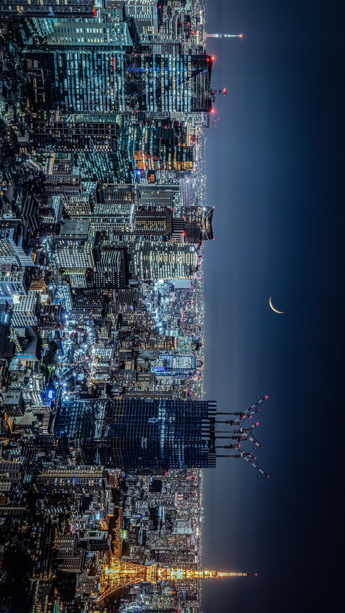 S_Y_yama's tweet photo. タップすると東京夜景が完成します https://t.co/Vxf95VN1vU