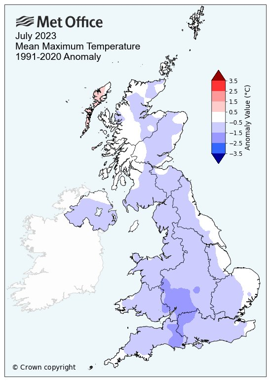 DarrenPlymouth's tweet photo. Global Boiling Update.

Coldest July since 1991 https://t.co/ZpAxzMBWEU